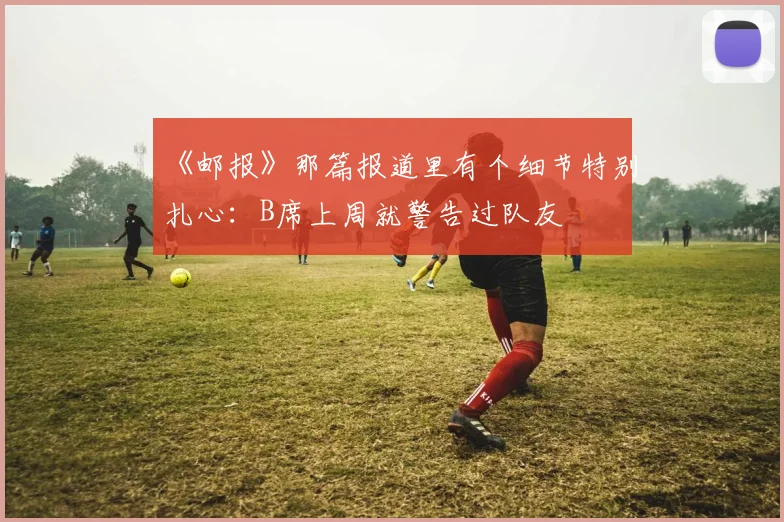 《邮报》那篇报道里有个细节特别扎心：B席上周就警告过队友