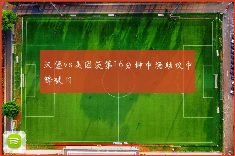 汉堡vs美因茨第16分钟中场助攻中锋破门