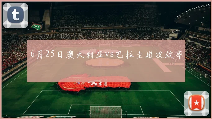 6月25日澳大利亚vs巴拉圭进攻效率
